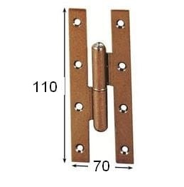 ציר פומל רחב 110 ממ AL105 - שרטוט
