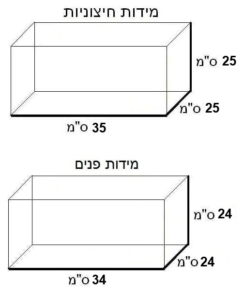 כספת דיגיטלית לאקדח – תקן חדש - שרטוט