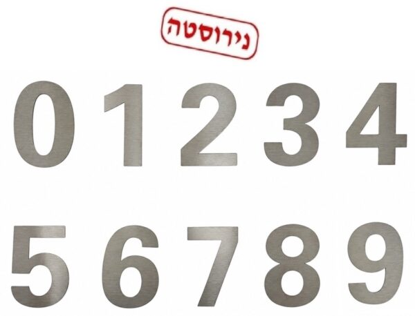 מספרים להדבקה מנירוסטה
